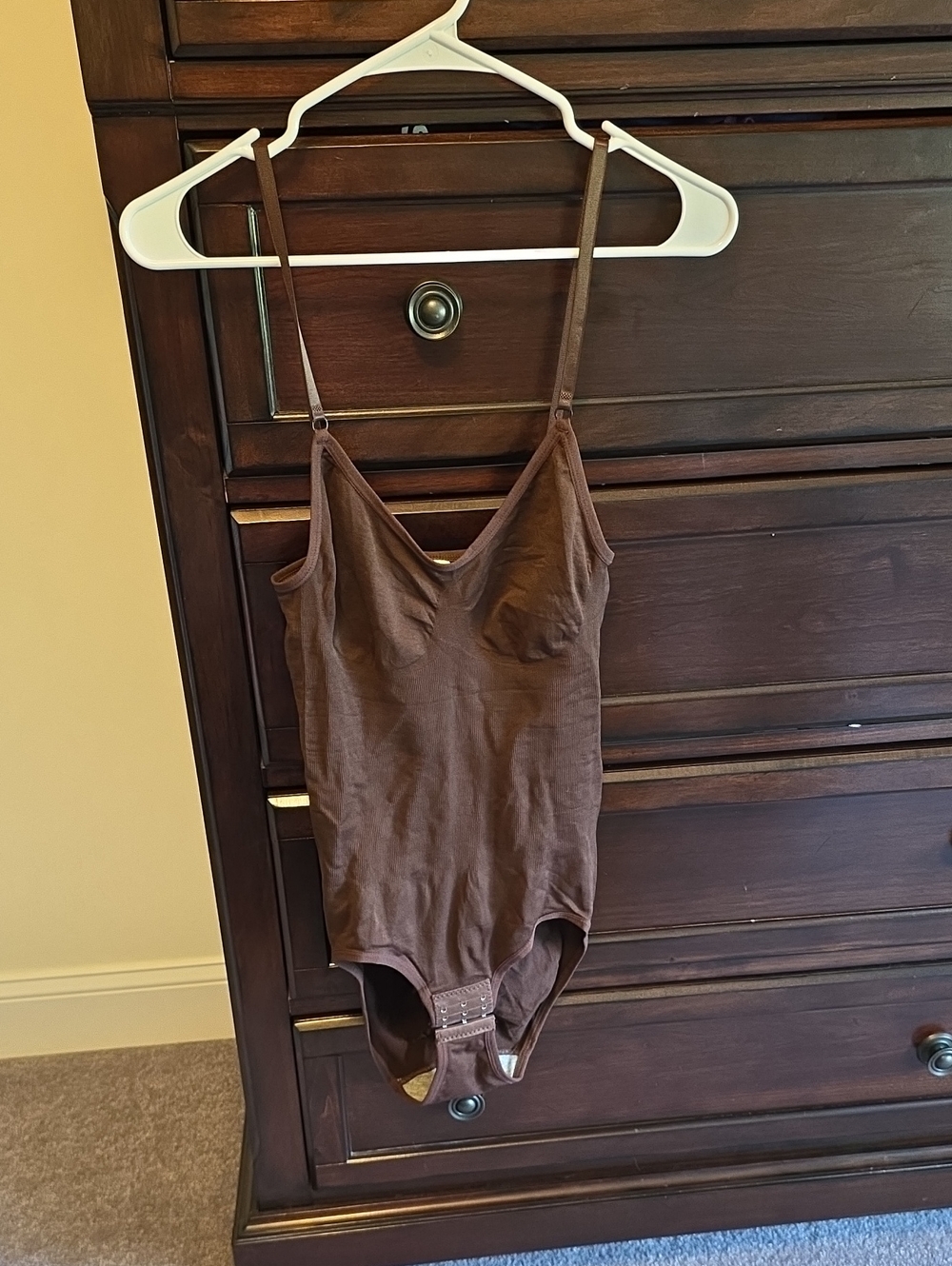 Brown Women's Bodysuit Camisole - Classic Comfort